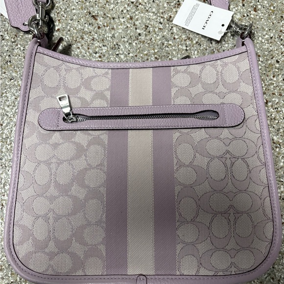 Coach Light Purple Signature Shoulder Bag - Picture 2 of 7